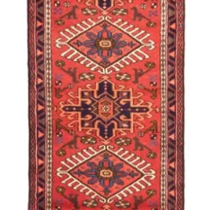 Løper Persisk teppe - Nomadisk - 294 x 70 cm - rød