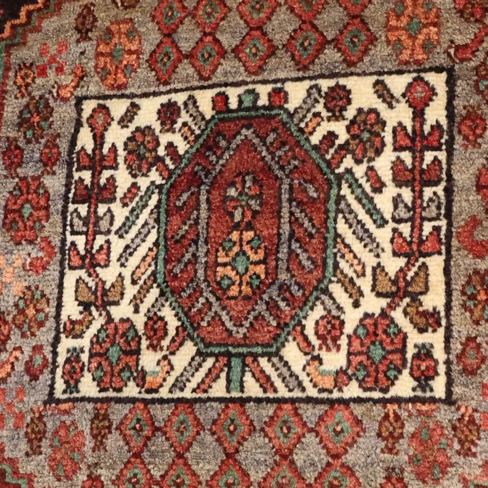Løper Persisk teppe - Nomadisk - 295 x 130 cm - mørk rød
