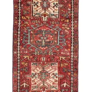 Løper Persisk teppe - Nomadisk - 295 x 70 cm - lys rød