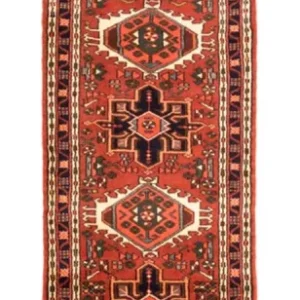 Løper Persisk teppe - Nomadisk - 296 x 72 cm - rød