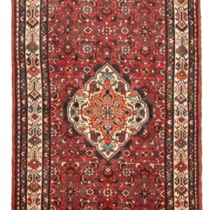 Løper Persisk teppe - Nomadisk - 296 x 119 cm - rød