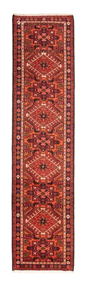Løper Persisk teppe - Nomadisk - 296 x 70 cm - rød