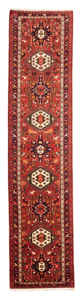 Løper Persisk teppe - Nomadisk - 296 x 70 cm - rød