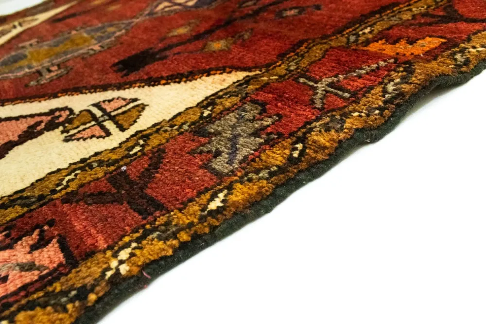 Løper Persisk teppe - Nomadisk - 297 x 105 cm - oransje