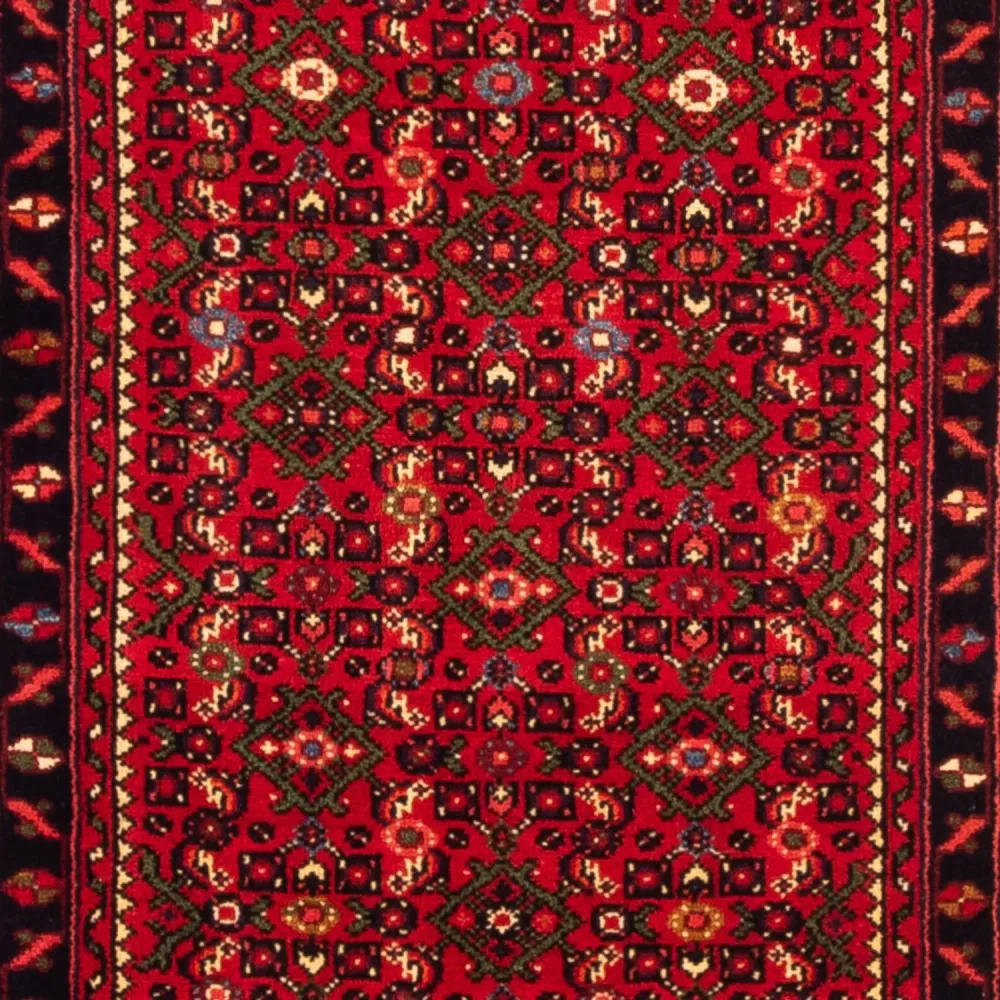 Løper Persisk teppe - Nomadisk - 297 x 77 cm - rød
