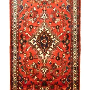 Løper Persisk teppe - Nomadisk - 298 x 115 cm - oransje