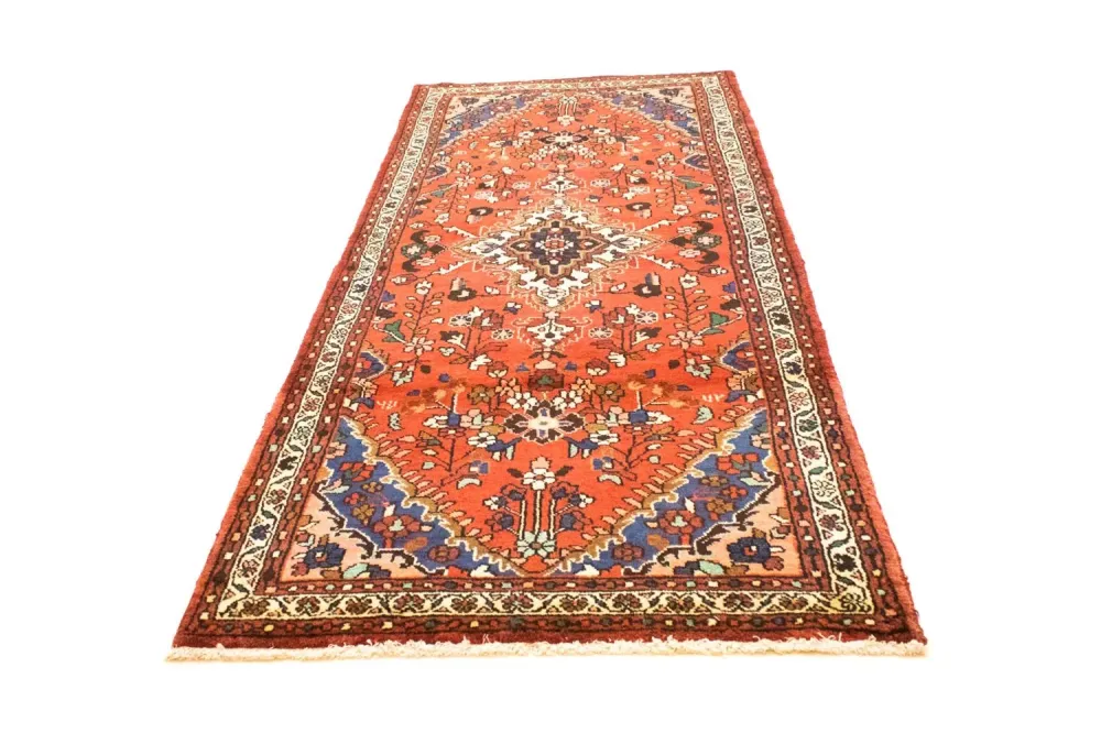 Løper Persisk teppe - Nomadisk - 298 x 115 cm - oransje