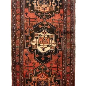 Løper Persisk teppe - Nomadisk - 300 x 101 cm - brun