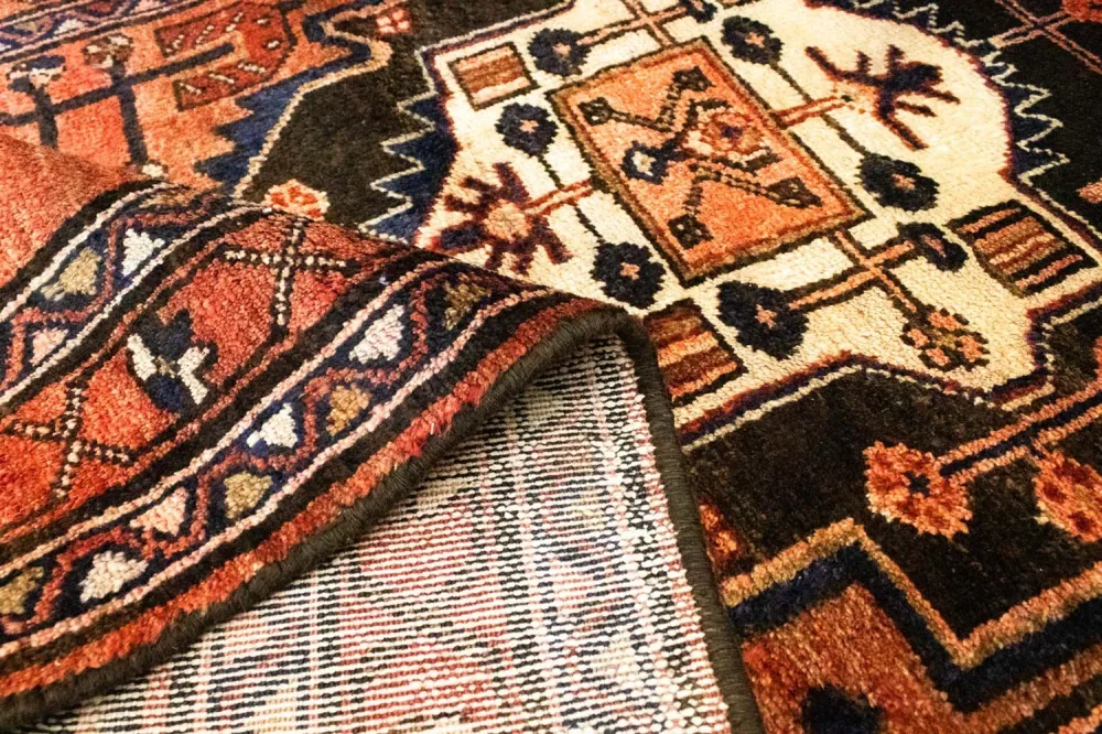 Løper Persisk teppe - Nomadisk - 300 x 101 cm - brun