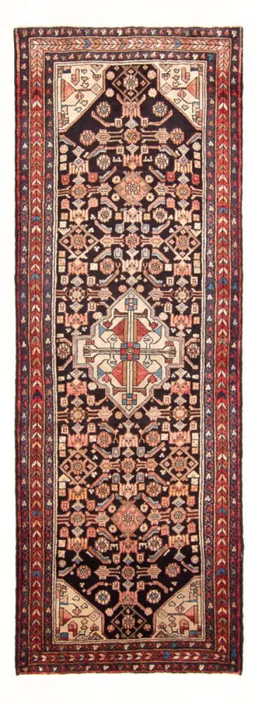 Løper Persisk teppe - Nomadisk - 300 x 110 cm - mørkeblå