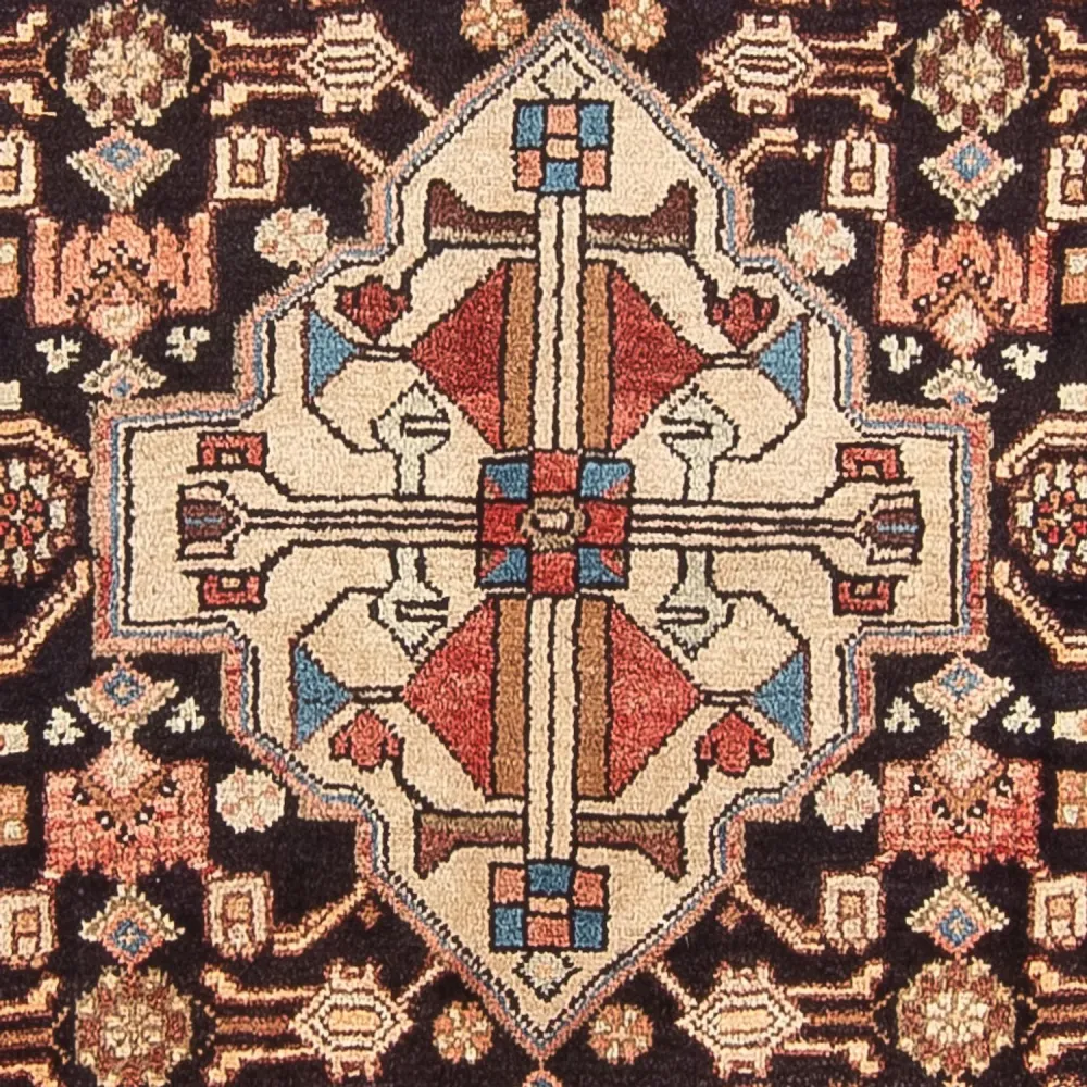 Løper Persisk teppe - Nomadisk - 300 x 110 cm - mørkeblå