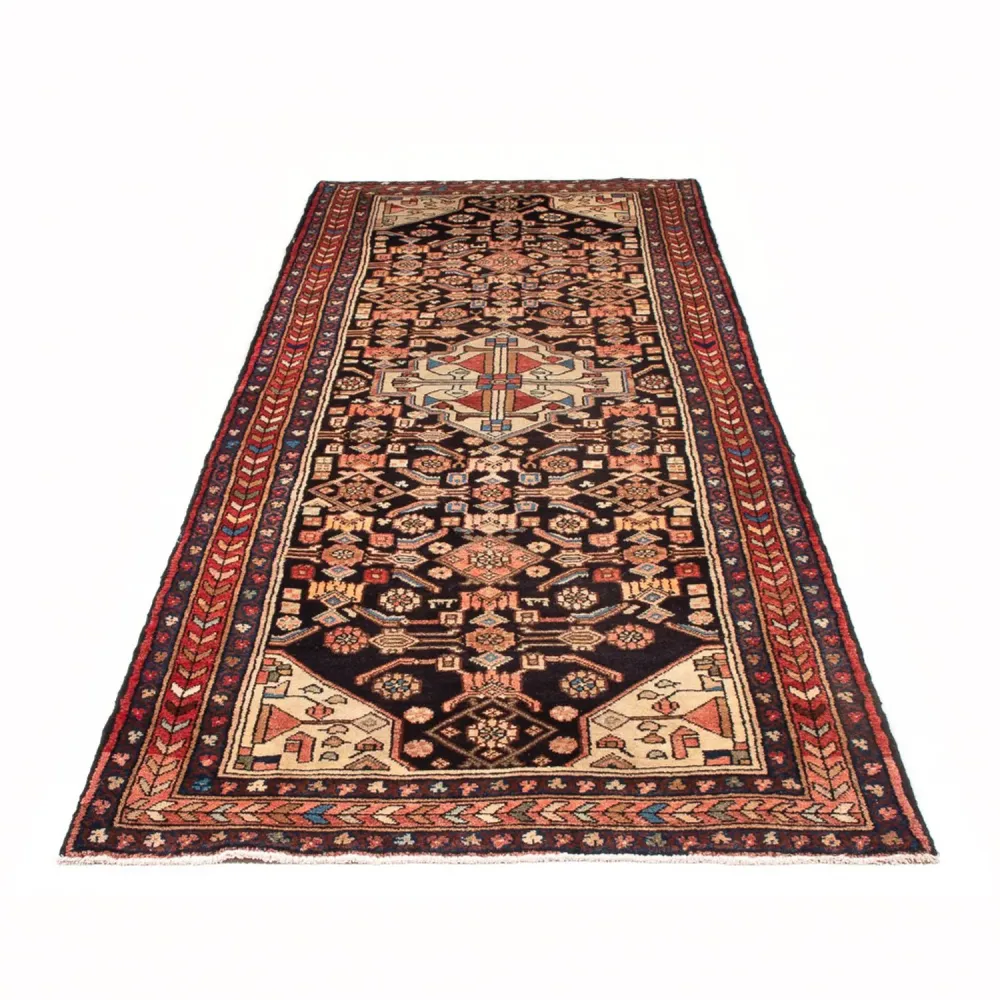 Løper Persisk teppe - Nomadisk - 300 x 110 cm - mørkeblå