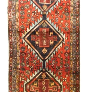 Løper Persisk teppe - Nomadisk - 300 x 114 cm - oransje