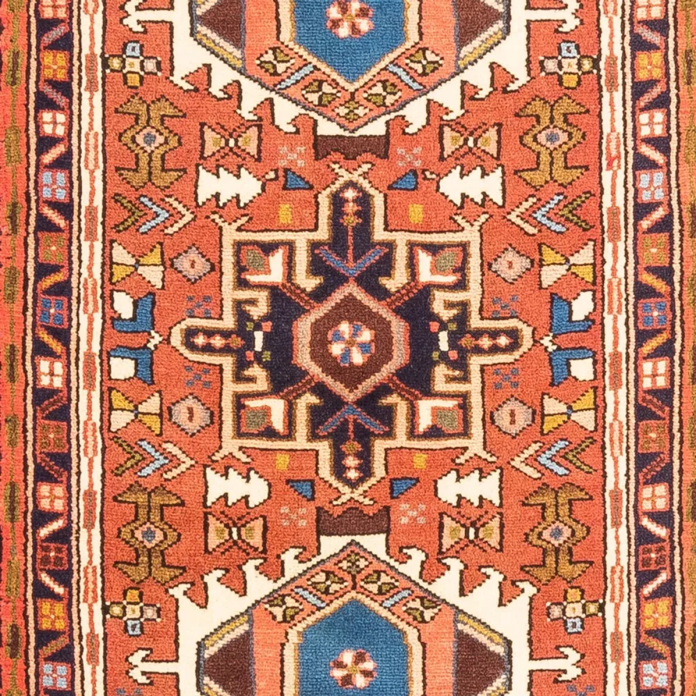 Løper Persisk teppe - Nomadisk - 300 x 74 cm - rød