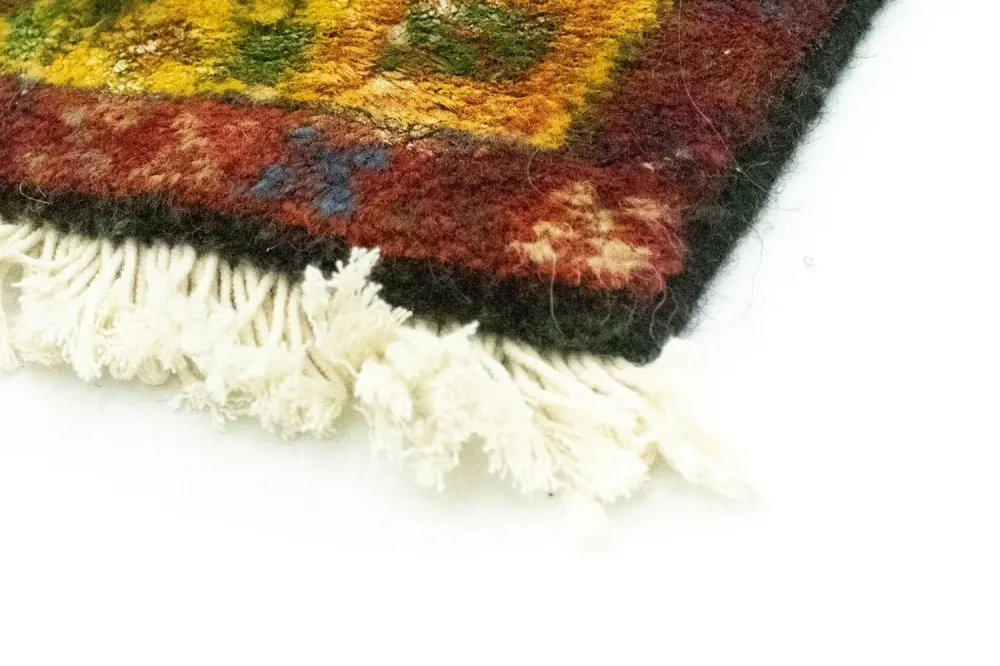 Løper Persisk teppe - Nomadisk - 300 x 73 cm - gul