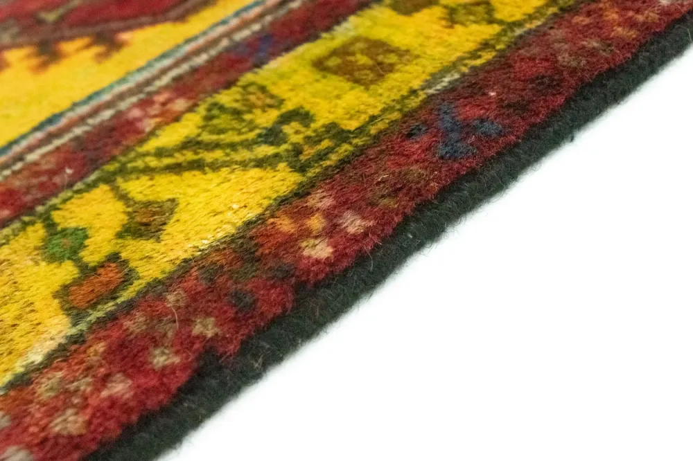 Løper Persisk teppe - Nomadisk - 300 x 73 cm - gul