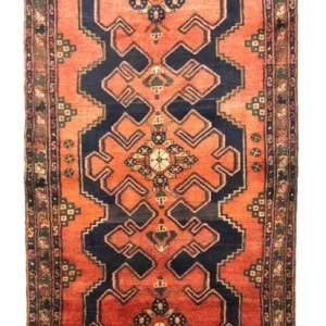 Løper Persisk teppe - Nomadisk - 301 x 106 cm - blå