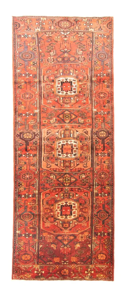 Løper Persisk teppe - Nomadisk - 302 x 112 cm - oransje