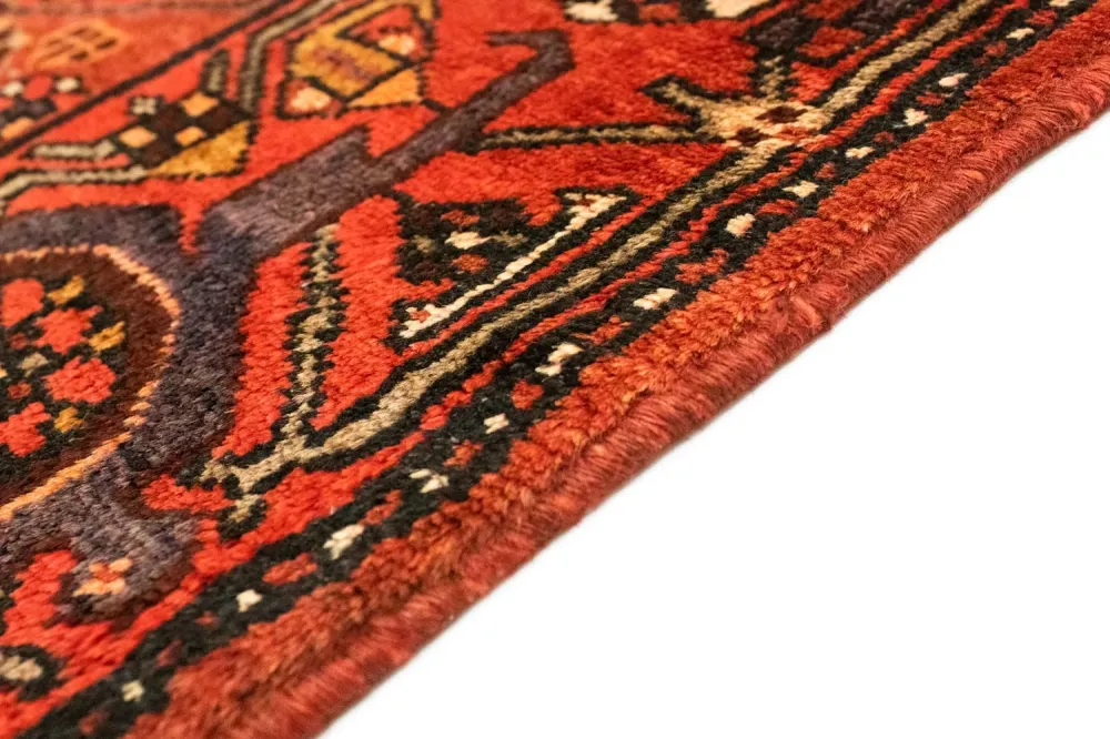 Løper Persisk teppe - Nomadisk - 302 x 112 cm - oransje