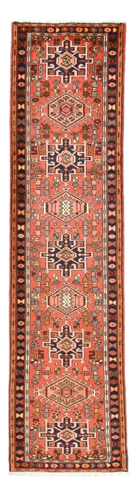 Løper Persisk teppe - Nomadisk - 302 x 82 cm - rød