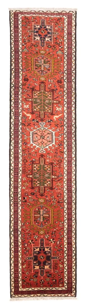 Løper Persisk teppe - Nomadisk - 303 x 70 cm - rød