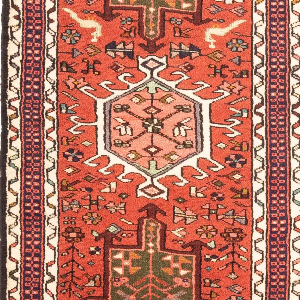 Løper Persisk teppe - Nomadisk - 303 x 70 cm - rød