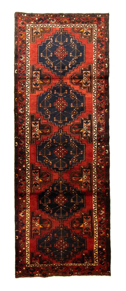 Løper Persisk teppe - Nomadisk - 305 x 105 cm - blå
