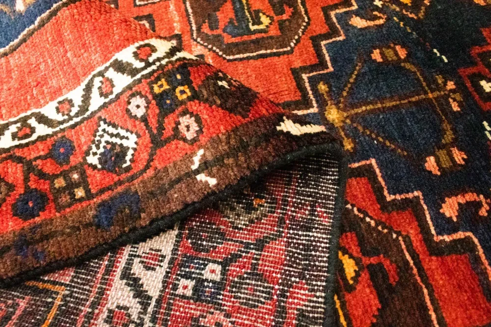 Løper Persisk teppe - Nomadisk - 305 x 105 cm - blå
