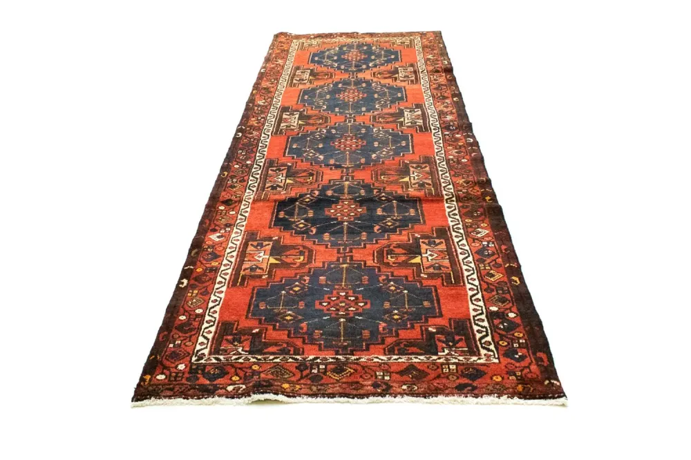 Løper Persisk teppe - Nomadisk - 305 x 105 cm - blå