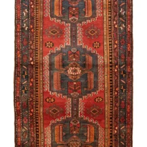 Løper Persisk teppe - Nomadisk - 307 x 103 cm - grønn