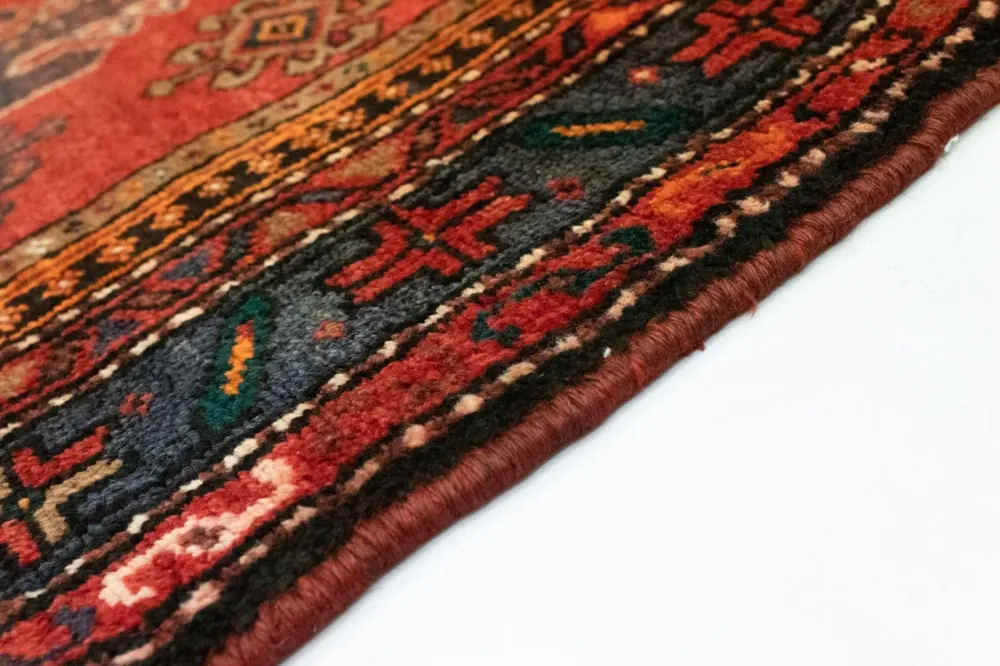Løper Persisk teppe - Nomadisk - 307 x 103 cm - grønn