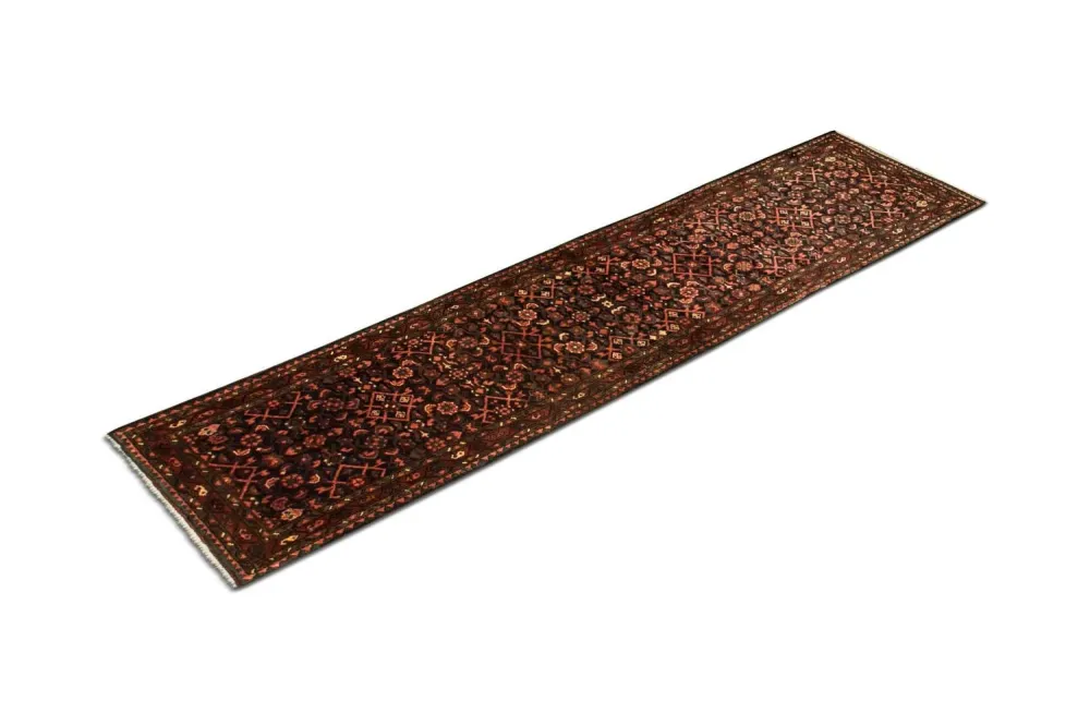 Løper Persisk teppe - Nomadisk - 308 x 75 cm - flerfarget