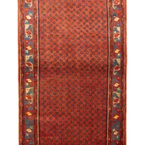Løper Persisk teppe - Nomadisk - 317 x 110 cm - brun