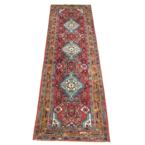 Løper Persisk teppe - Nomadisk - 317 x 82 cm - rød