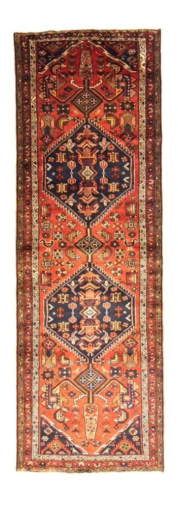 Løper Persisk teppe - Nomadisk - 318 x 106 cm - blå