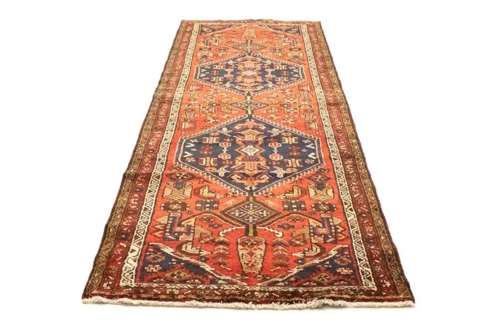 Løper Persisk teppe - Nomadisk - 318 x 106 cm - blå