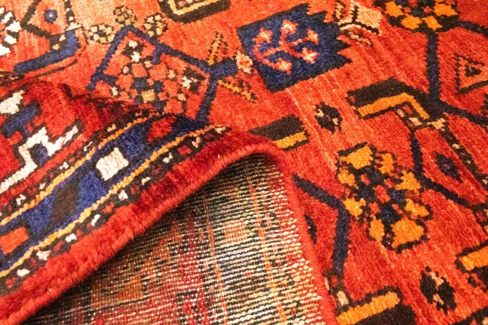 Løper Persisk teppe - Nomadisk - 318 x 108 cm - oransje
