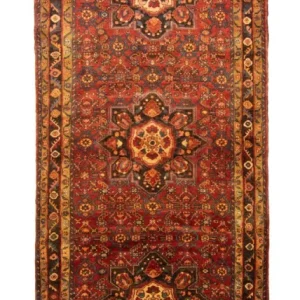 Løper Persisk teppe - Nomadisk - 321 x 120 cm - brun