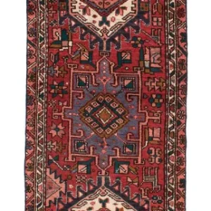 Løper Persisk teppe - Nomadisk - 323 x 82 cm - rød
