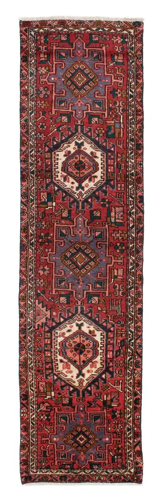 Løper Persisk teppe - Nomadisk - 323 x 82 cm - rød