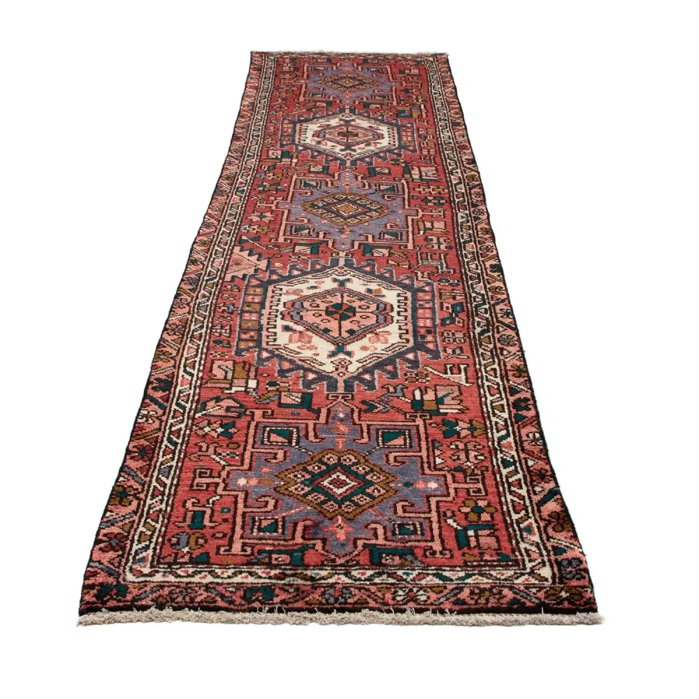 Løper Persisk teppe - Nomadisk - 323 x 82 cm - rød