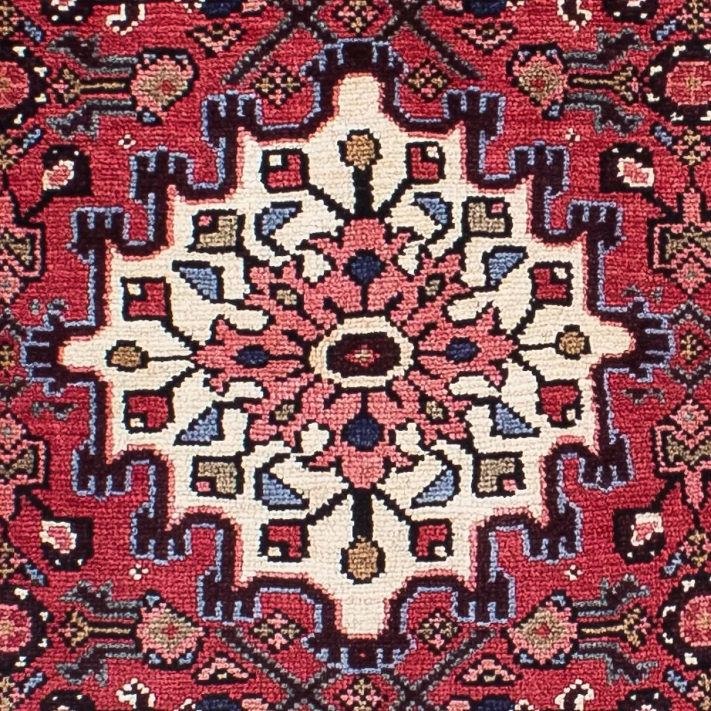 Løper Persisk teppe - Nomadisk - 323 x 78 cm - mørk rød
