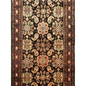Løper Persisk teppe - Nomadisk - 327 x 112 cm - blå