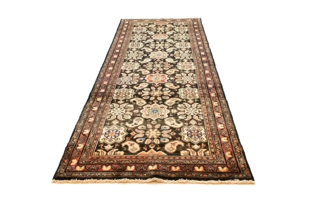 Løper Persisk teppe - Nomadisk - 327 x 112 cm - blå
