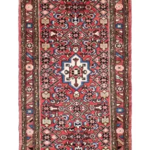 Løper Persisk teppe - Nomadisk - 327 x 80 cm - lys rød