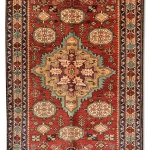 Løper Persisk teppe - Nomadisk - 329 x 138 cm - rød