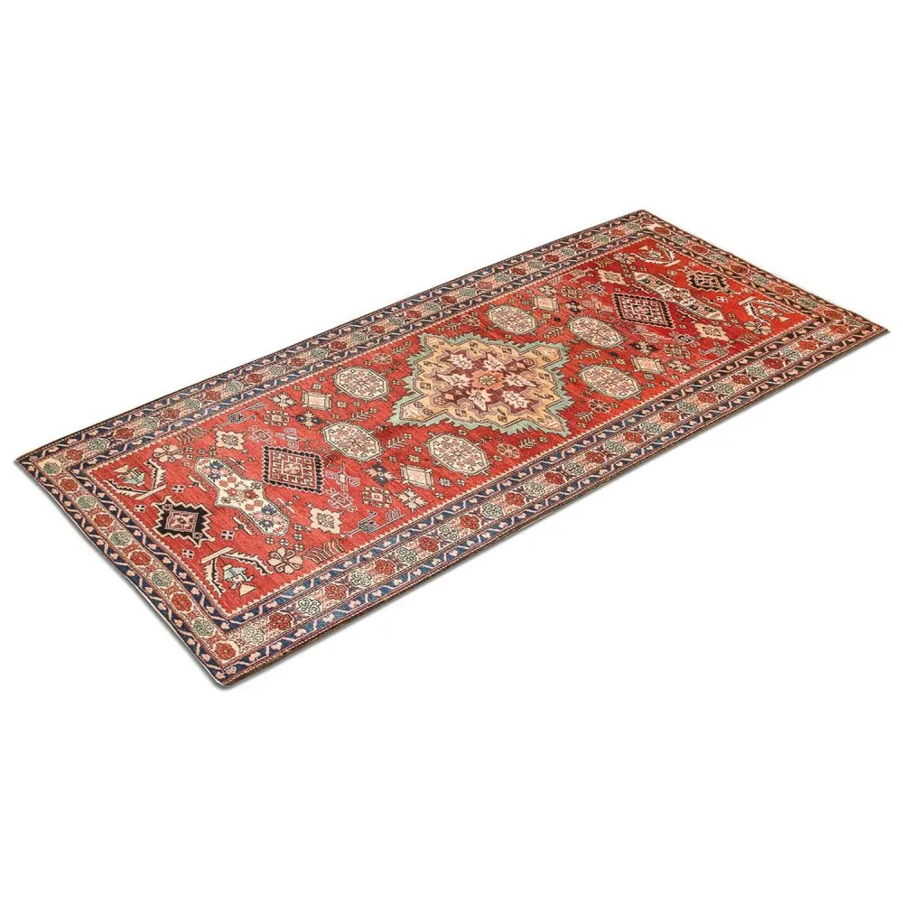 Løper Persisk teppe - Nomadisk - 329 x 138 cm - rød