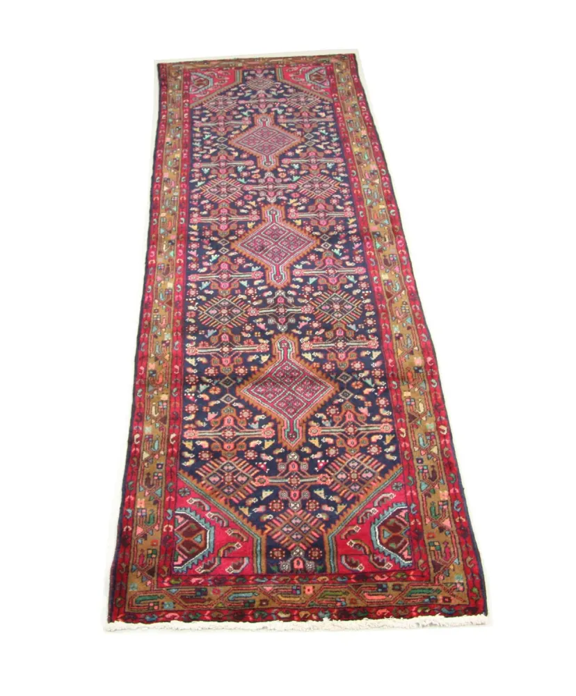 Løper Persisk teppe - Nomadisk - 336 x 110 cm - blå