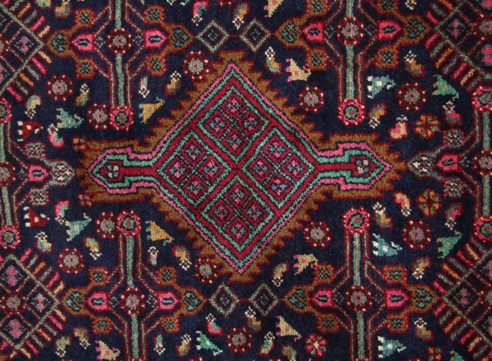 Løper Persisk teppe - Nomadisk - 336 x 110 cm - blå