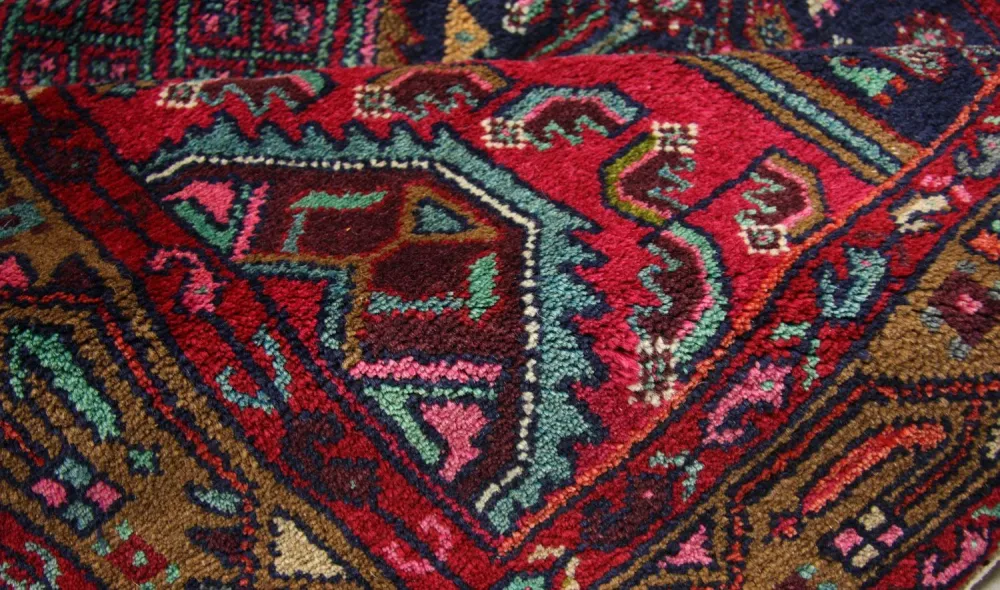 Løper Persisk teppe - Nomadisk - 336 x 110 cm - blå